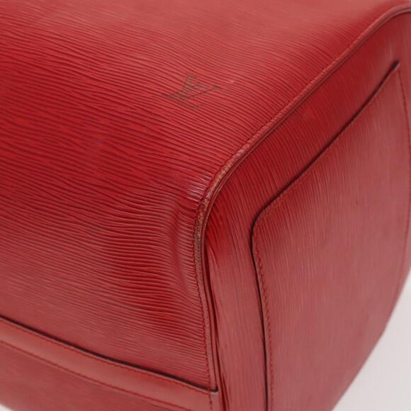LOUIS VUITTON Epi Keepall 55 Boston Bag Red M42957 - Picture 9 of 16